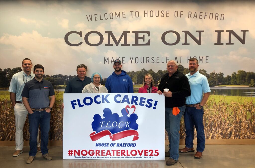 House of Raeford “FLOCK Cares” Honorees for May House of Raeford Farms